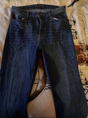 Kimes Ranch Straight Jeans in Dark Blue Denim